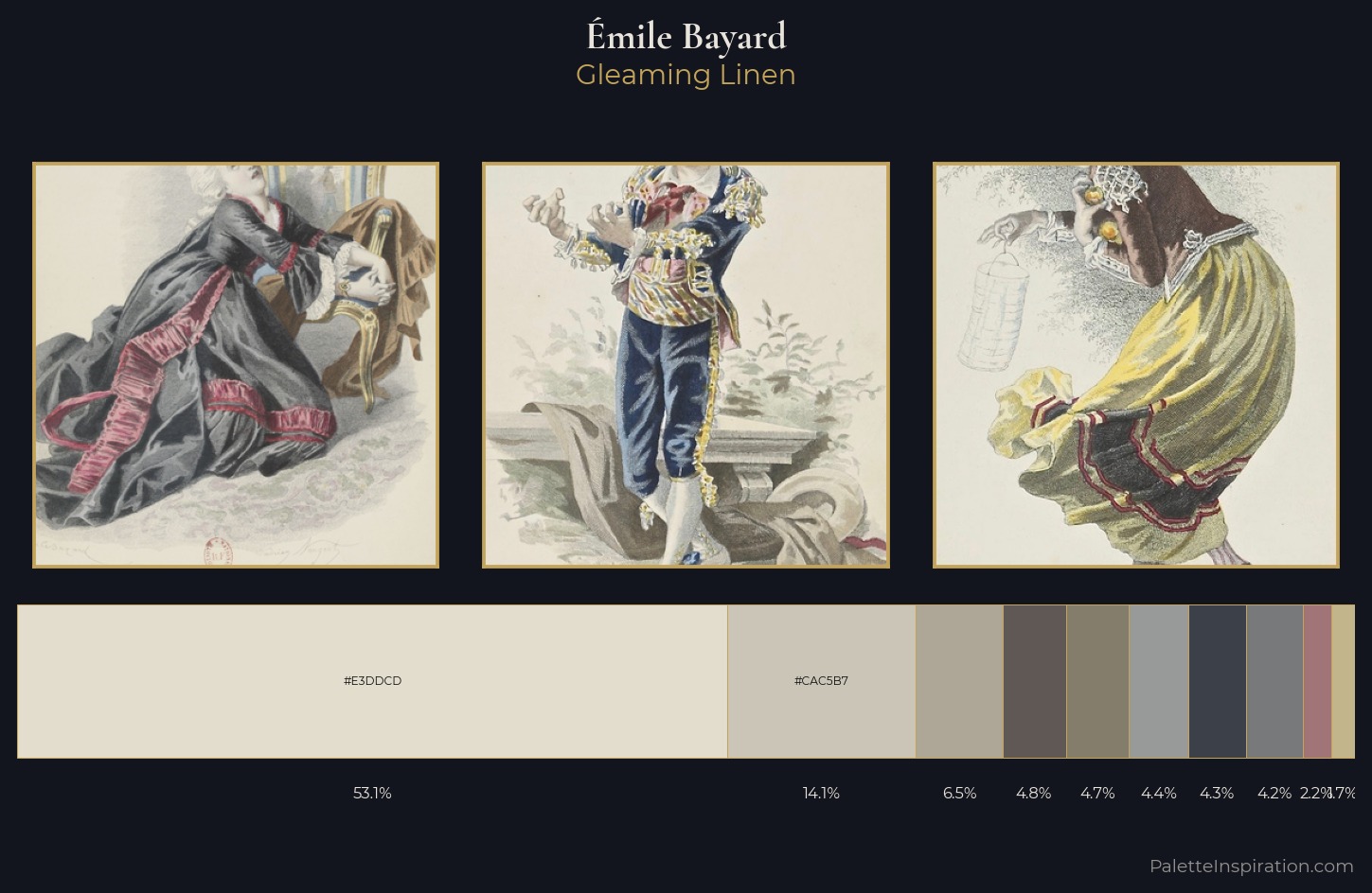 Émile Bayard Palette 2 — Gleaming Linen