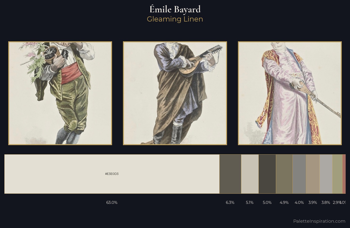 Émile Bayard Palette 3 — Gleaming Linen