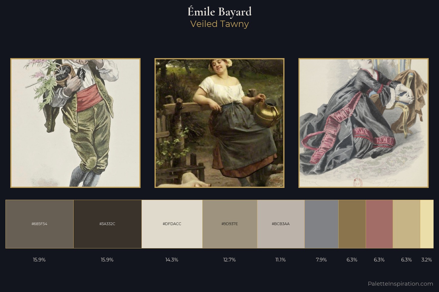 Émile Bayard Master Palette — Veiled Tawny