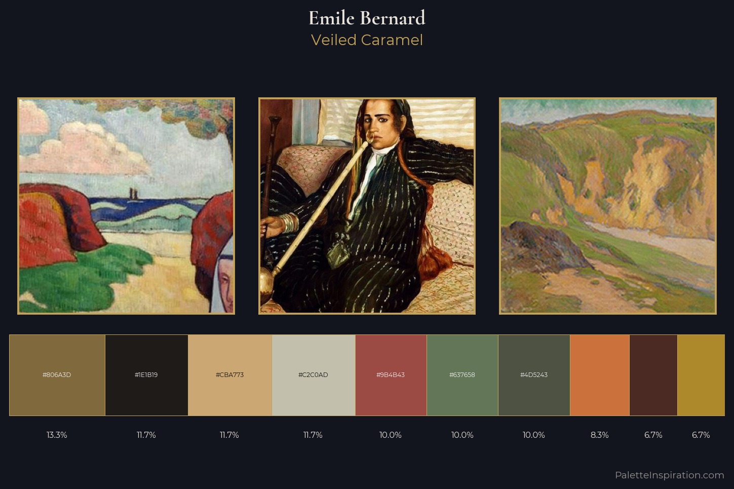 Emile Bernard Master Palette — Veiled Caramel
