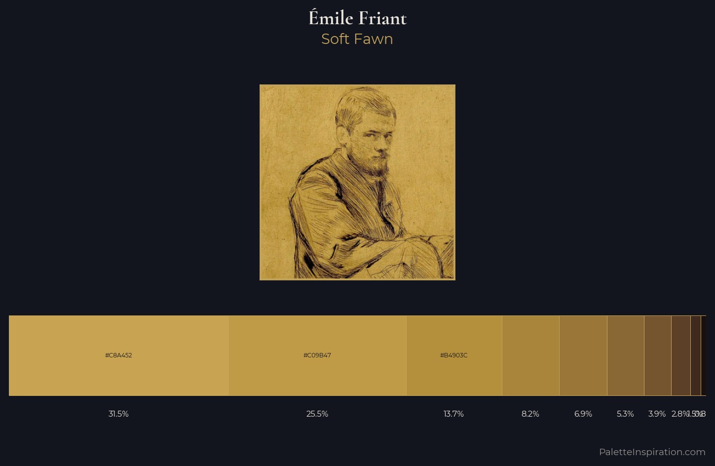 Émile Friant Palette 4 — Soft Fawn