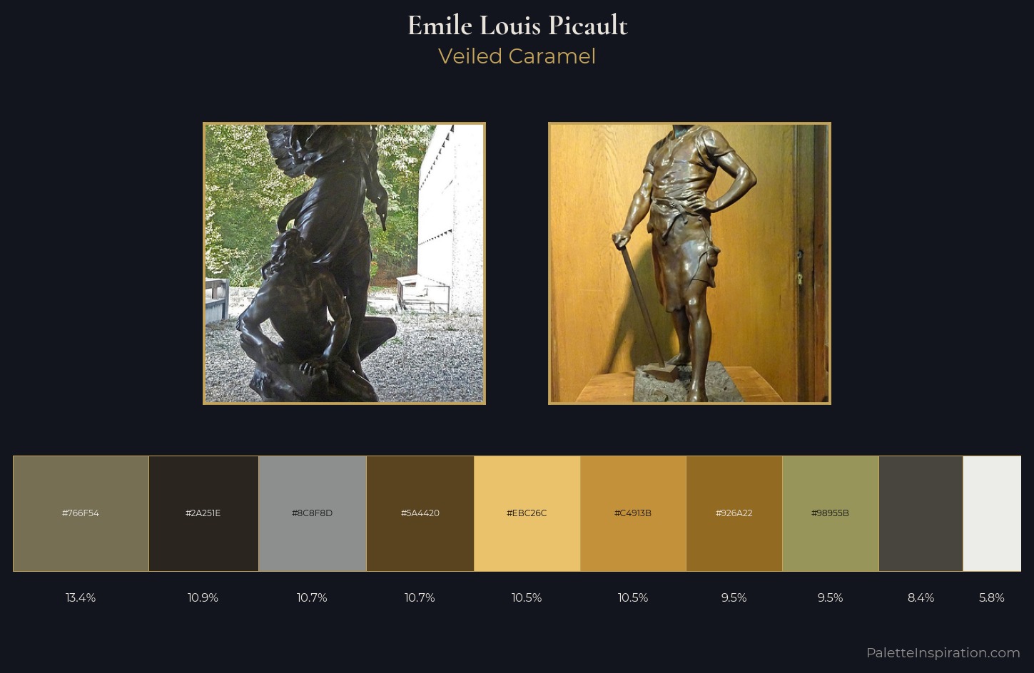 Emile Louis Picault Palette 1 — Veiled Caramel