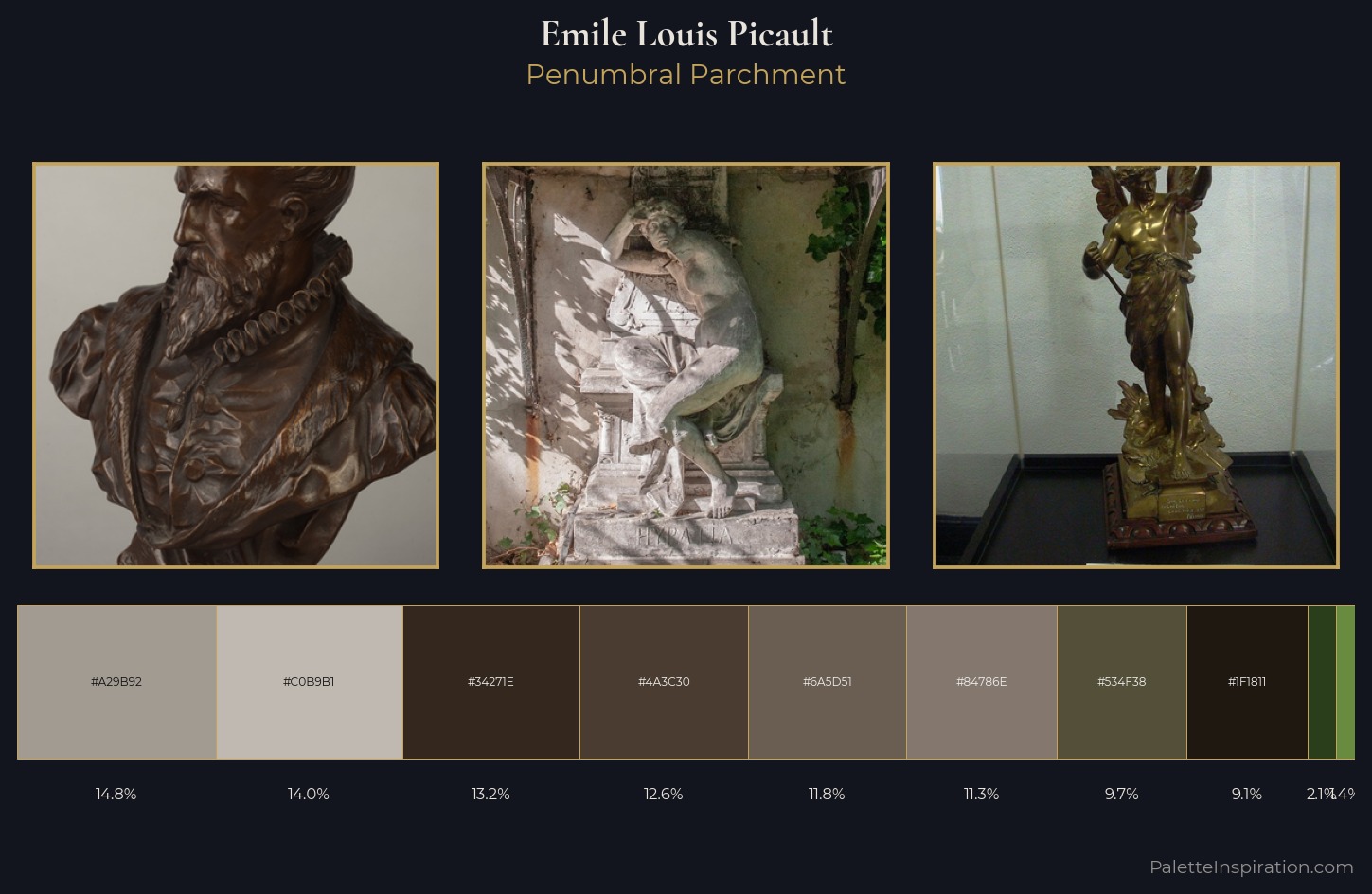 Emile Louis Picault Palette 2 — Penumbral Parchment