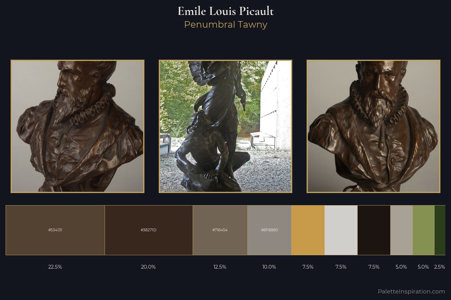 Emile Louis Picault Master Palette — Penumbral Tawny