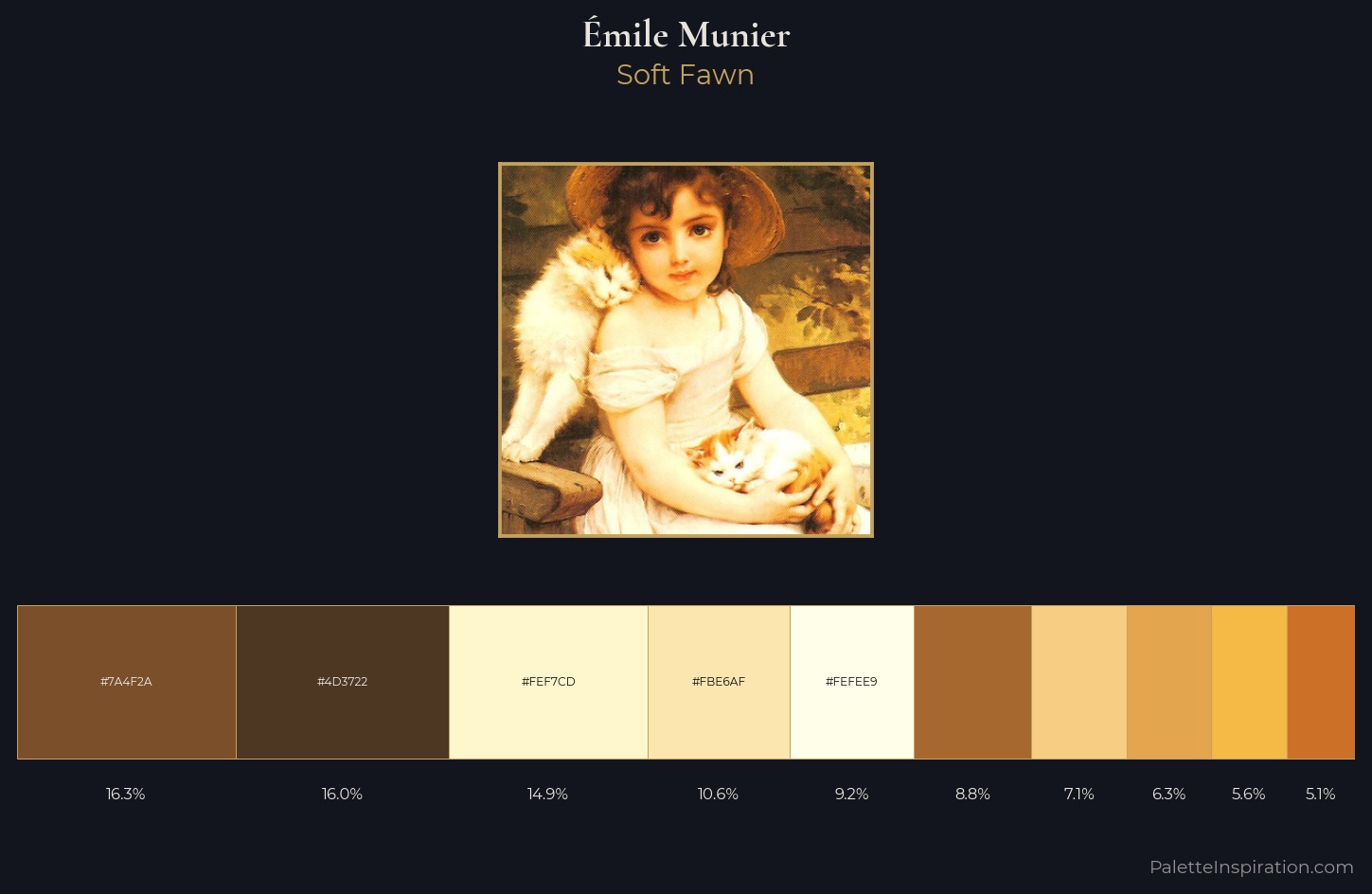 Émile Munier Palette 1 — Soft Fawn