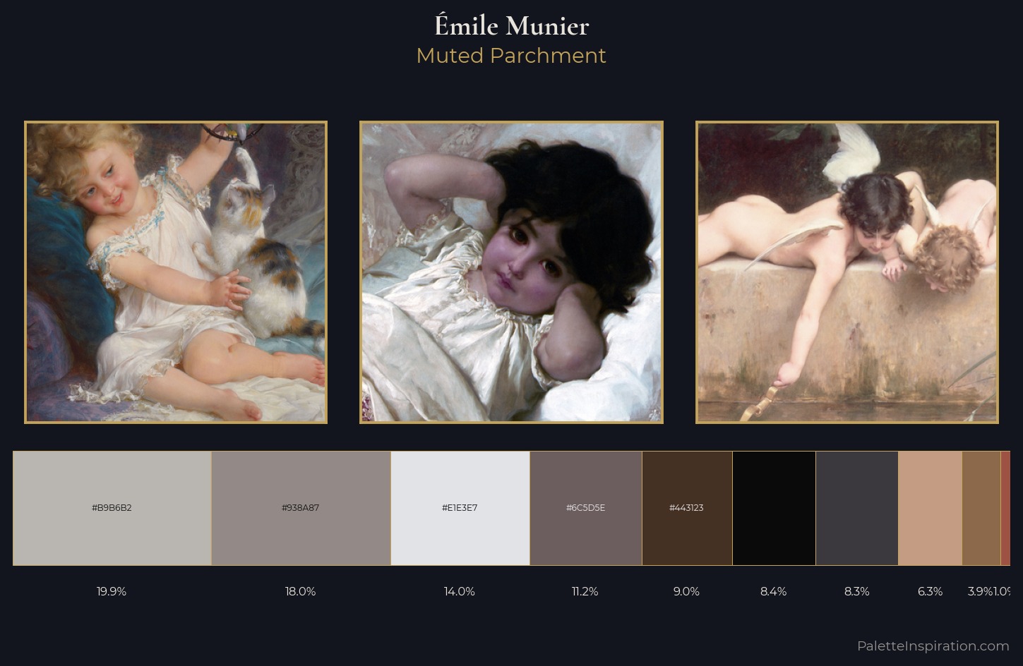 Émile Munier Palette 3 — Muted Parchment