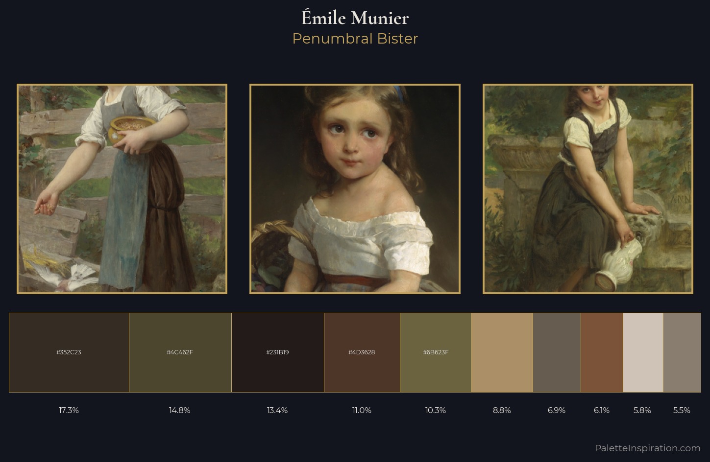 Émile Munier Palette 7 — Penumbral Bister