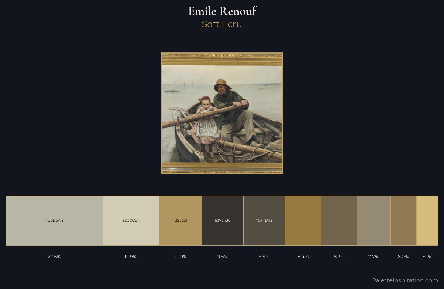 Emile Renouf Palette 1 — Soft Ecru