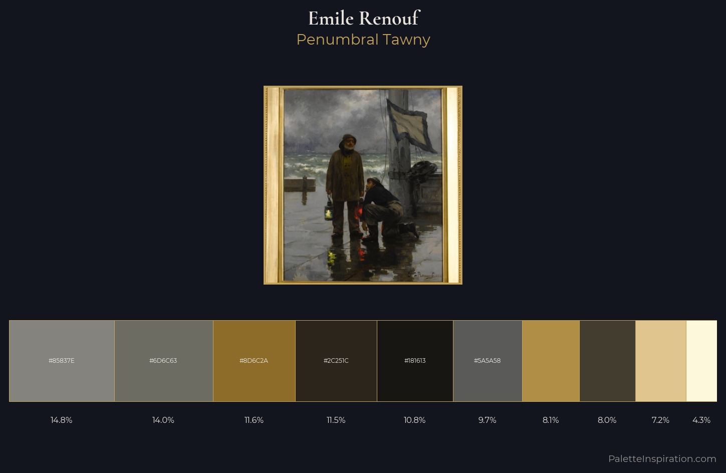 Emile Renouf Palette 2 — Penumbral Tawny