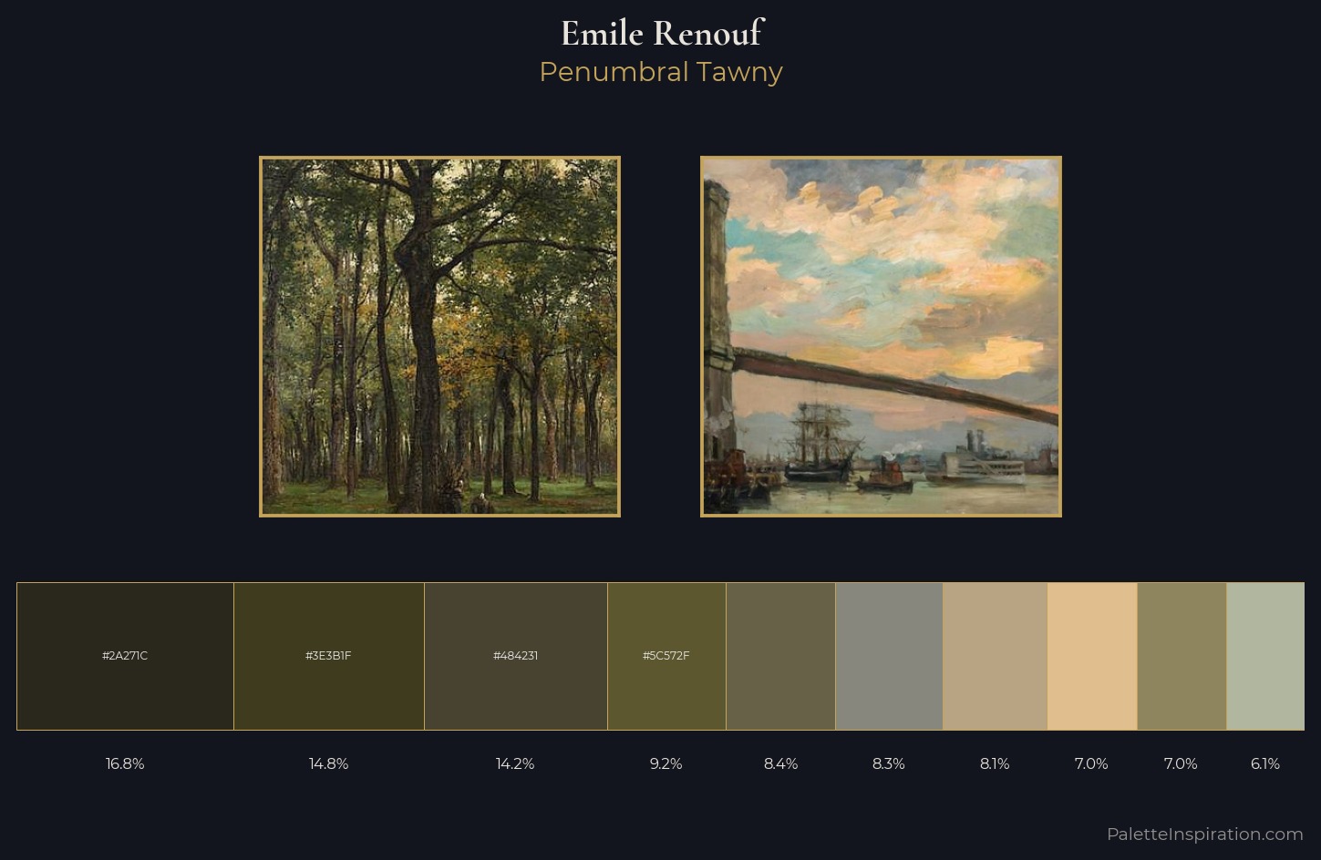 Emile Renouf Palette 3 — Penumbral Tawny