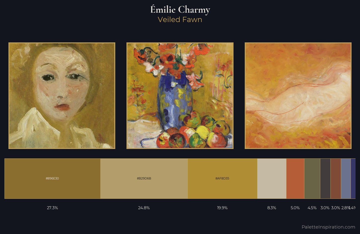 Émilie Charmy Palette 3 — Veiled Fawn