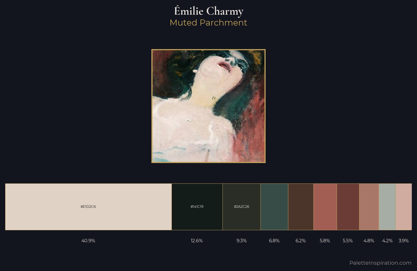 Émilie Charmy Palette 5 — Muted Parchment