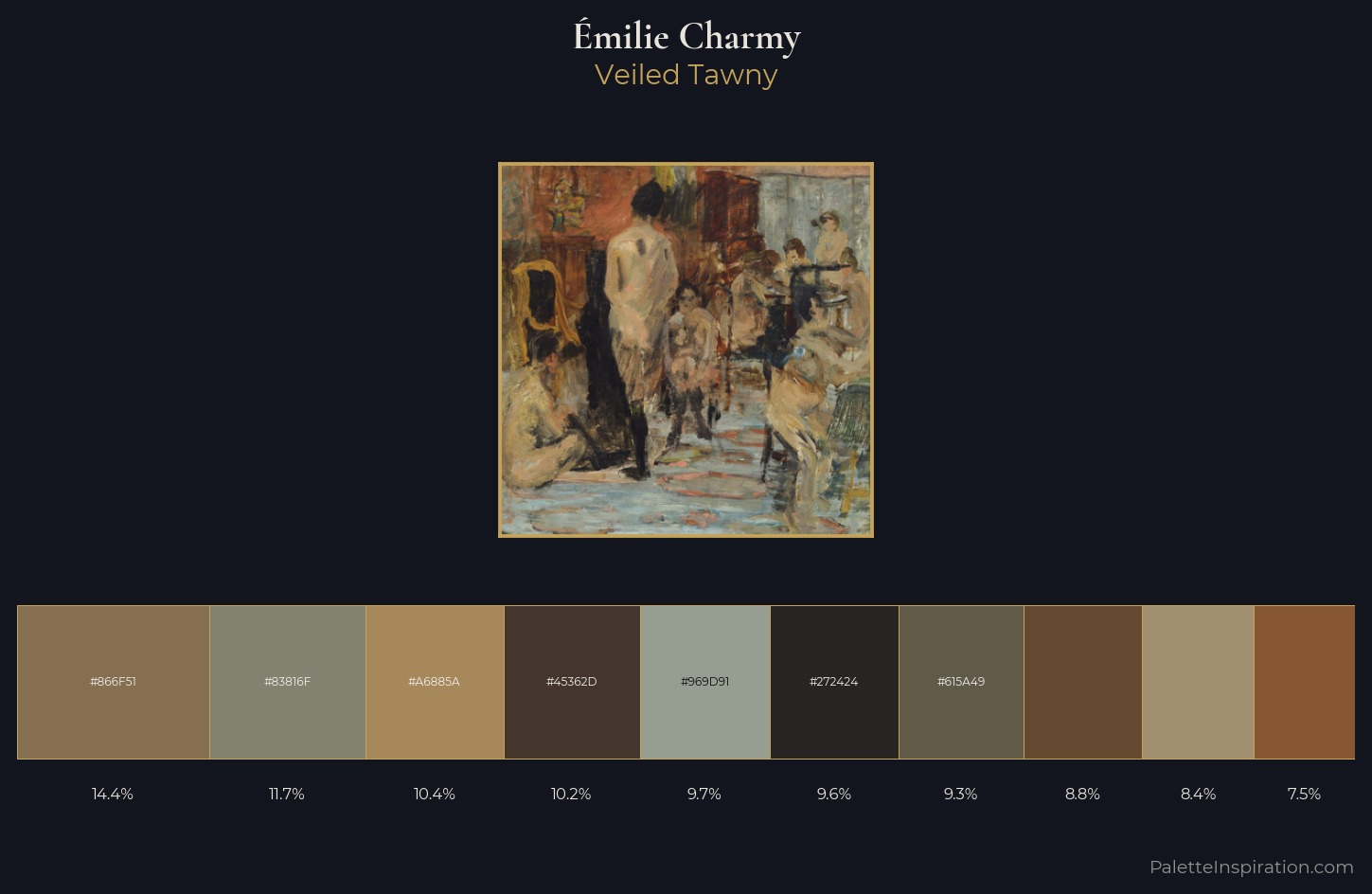 Émilie Charmy Palette 6 — Veiled Tawny