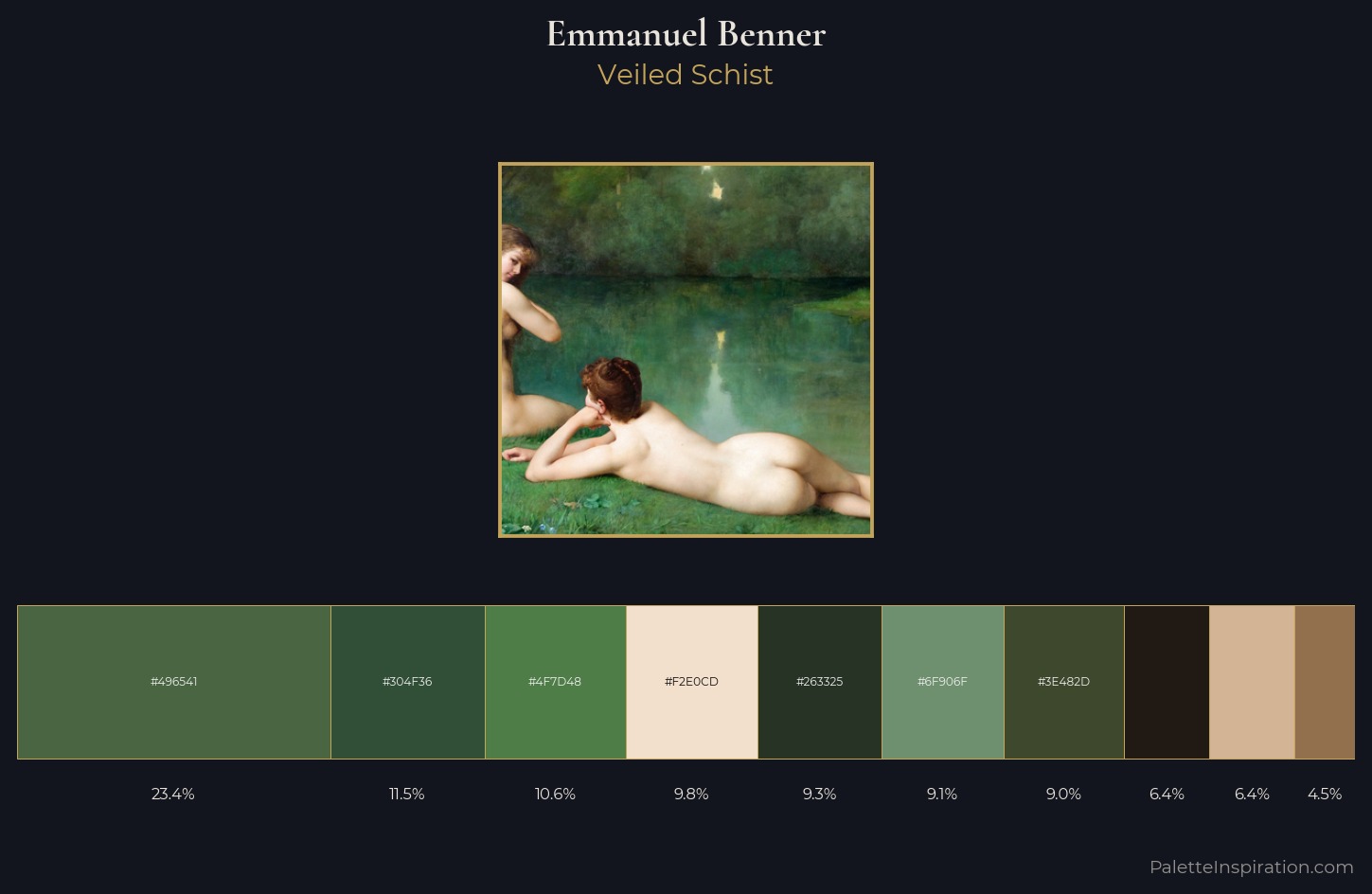 Emmanuel Benner Palette 4 — Veiled Schist