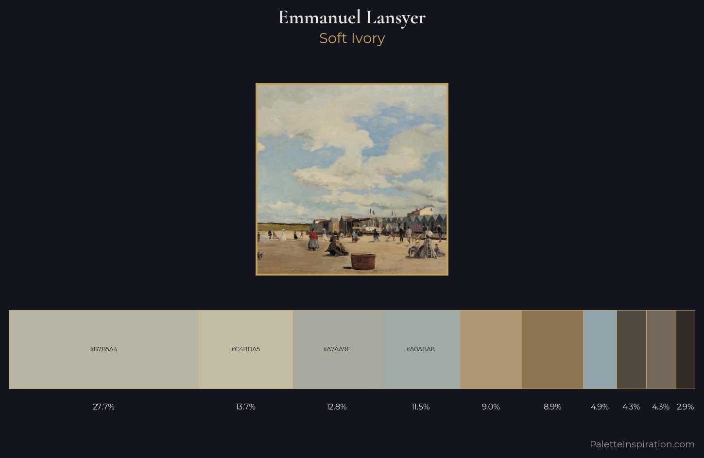 Emmanuel Lansyer Palette 1 — Soft Ivory