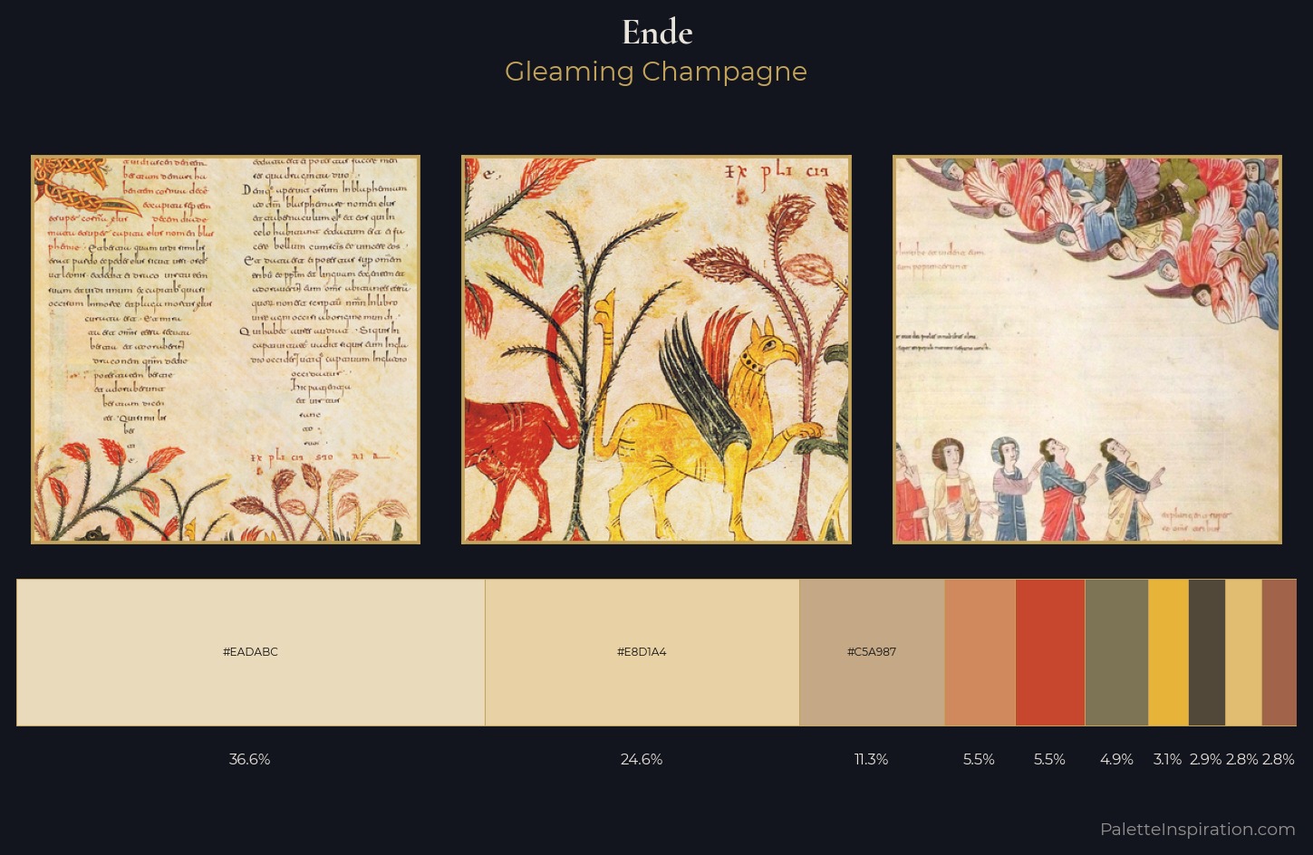Ende Palette 1 — Gleaming Champagne
