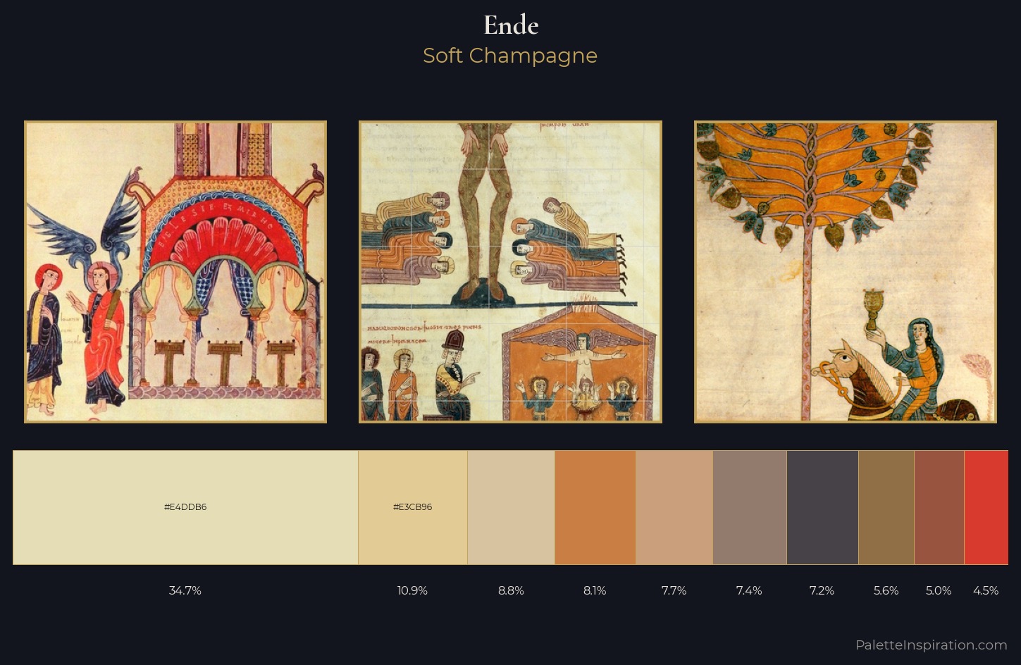 Ende Palette 2 — Soft Champagne