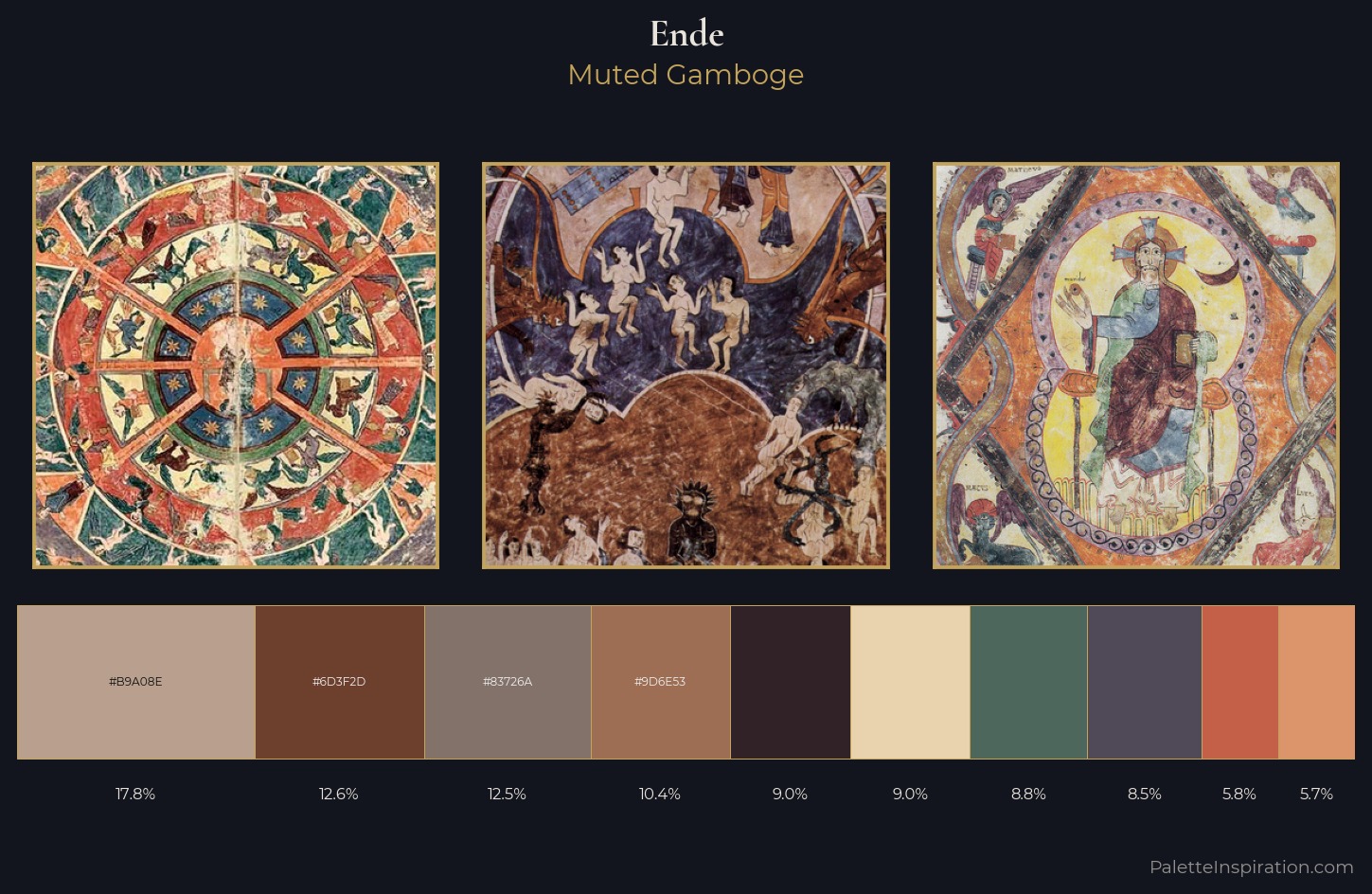 Ende Palette 7 — Muted Gamboge