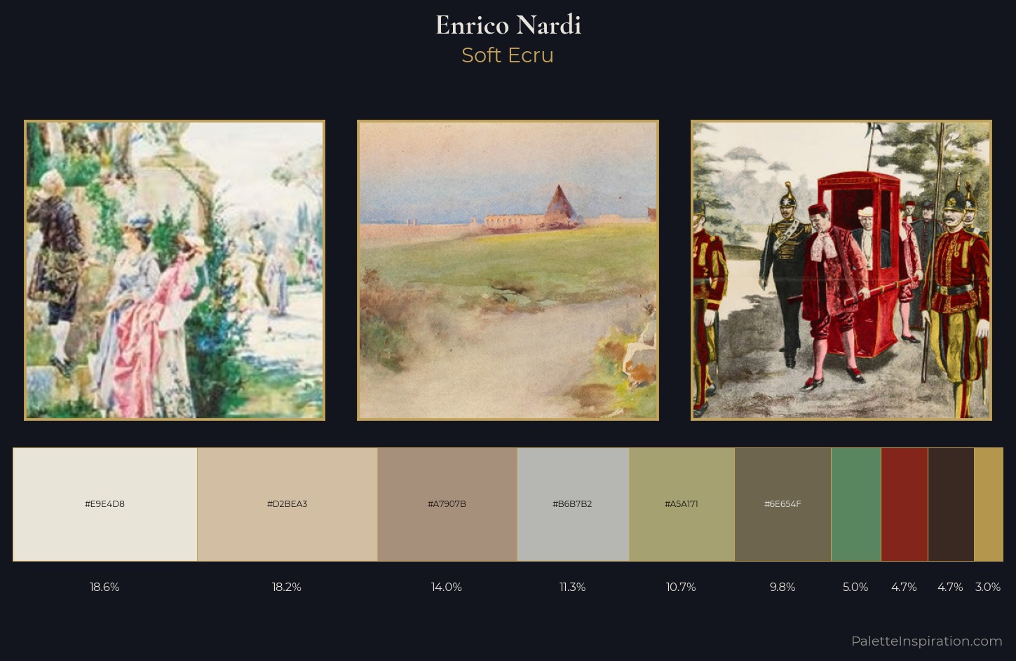 Enrico Nardi Palette 2 — Soft Ecru