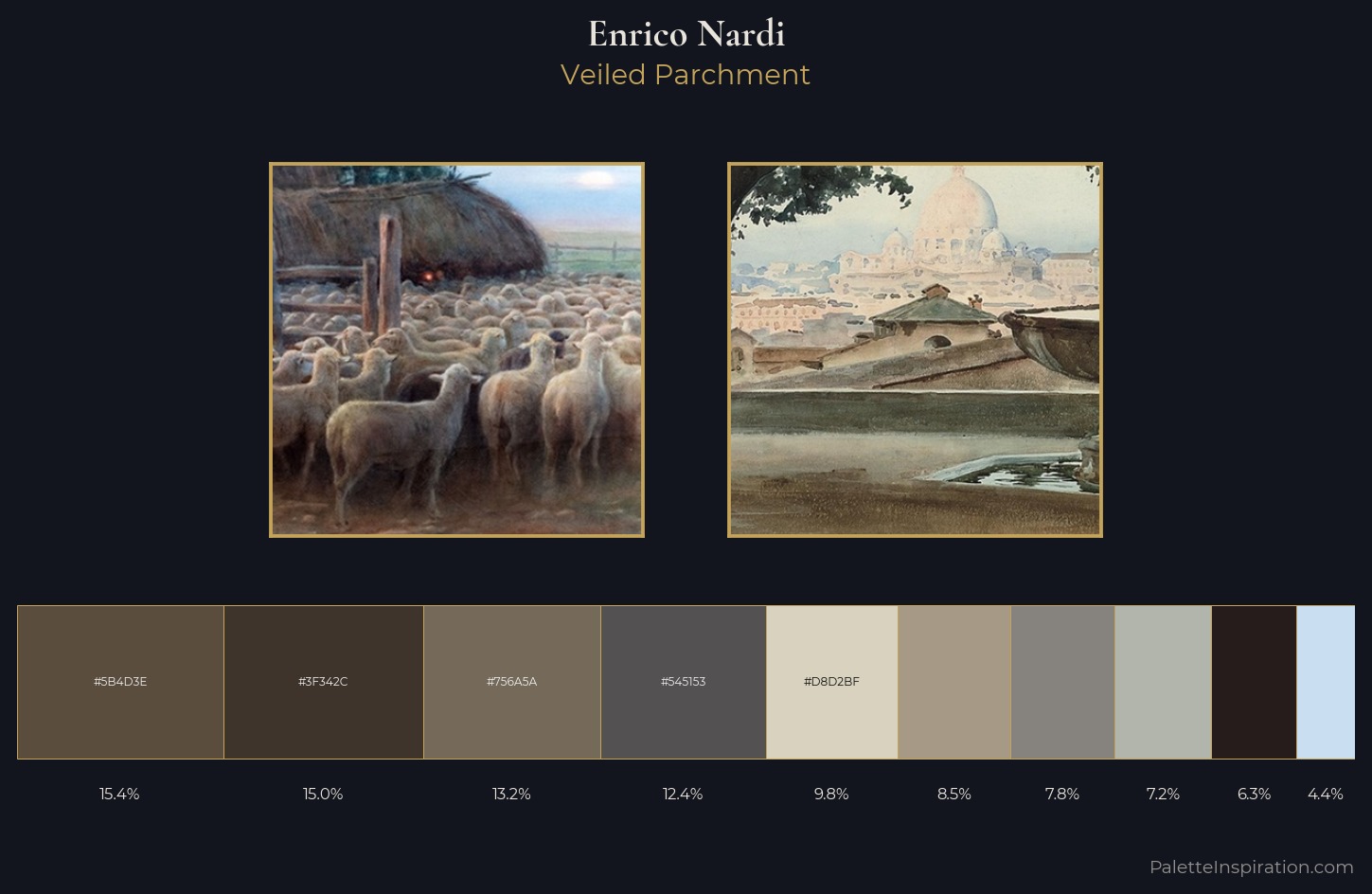 Enrico Nardi Palette 4 — Veiled Parchment