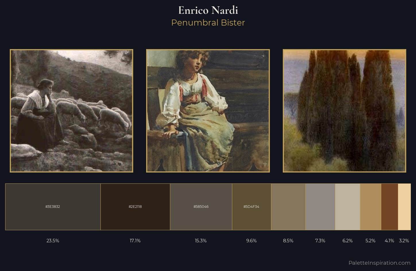 Enrico Nardi Palette 7 — Penumbral Bister