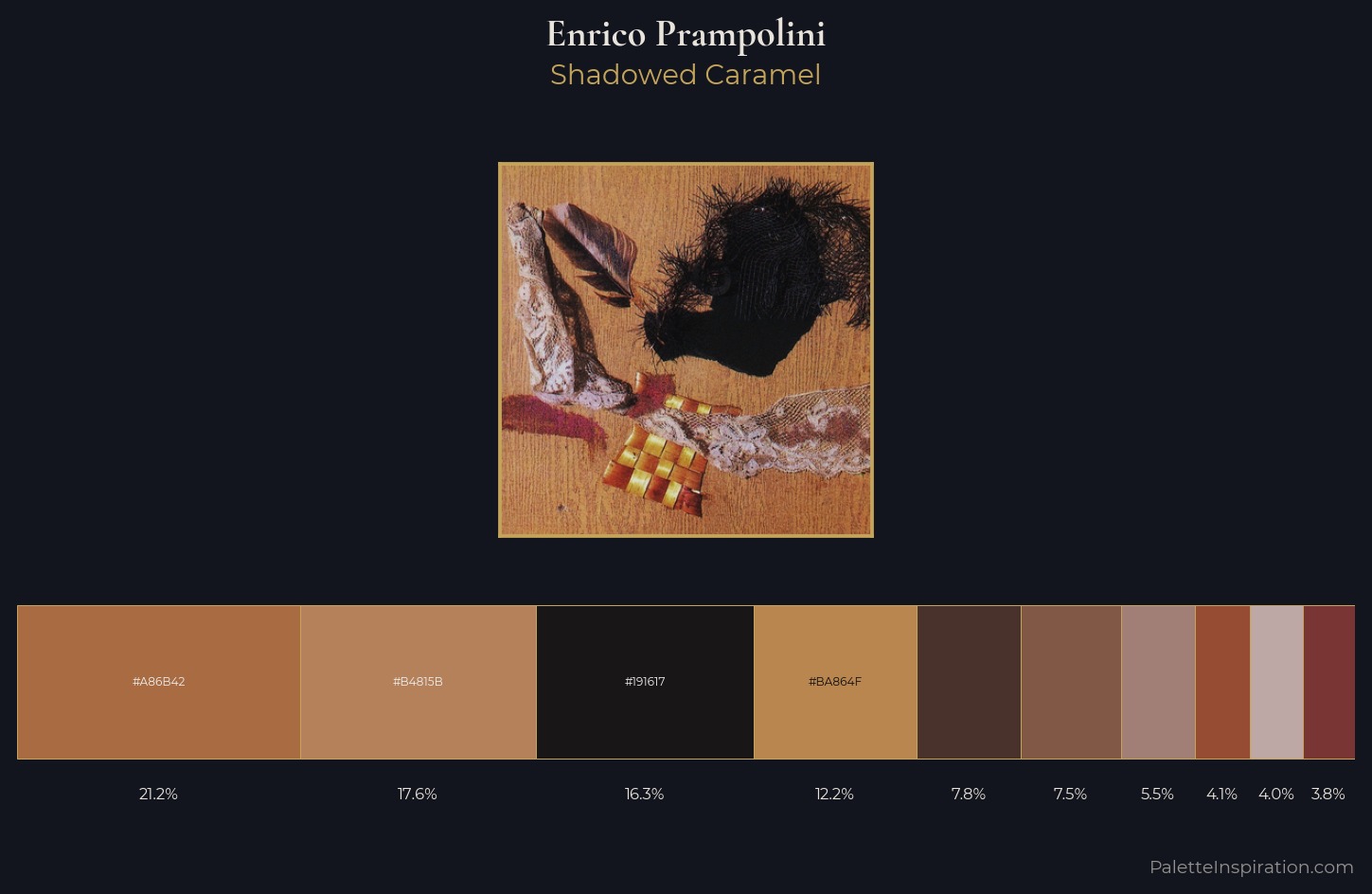 Enrico Prampolini Palette 2 — Shadowed Caramel