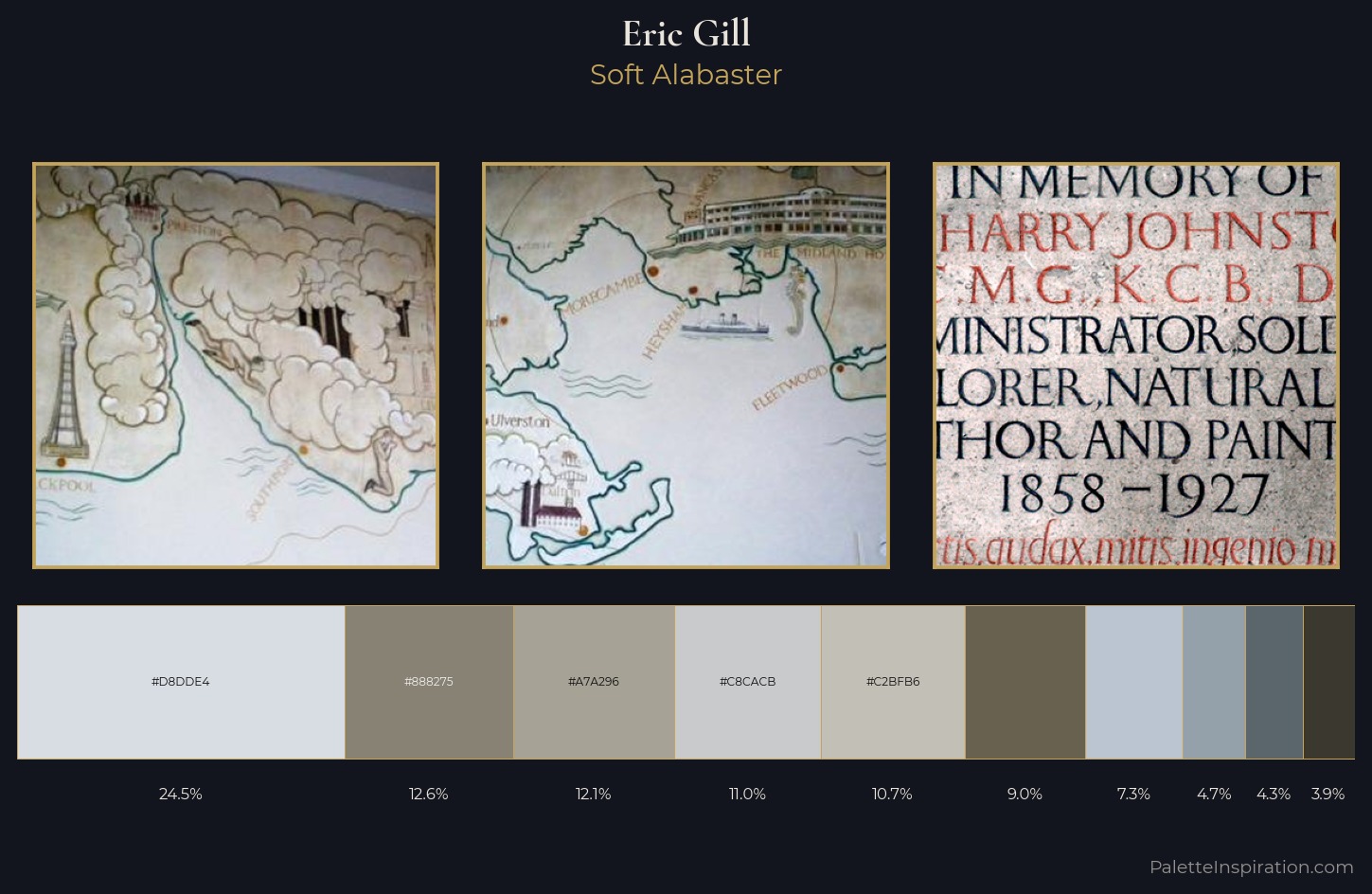 Eric Gill Palette 2 — Soft Alabaster
