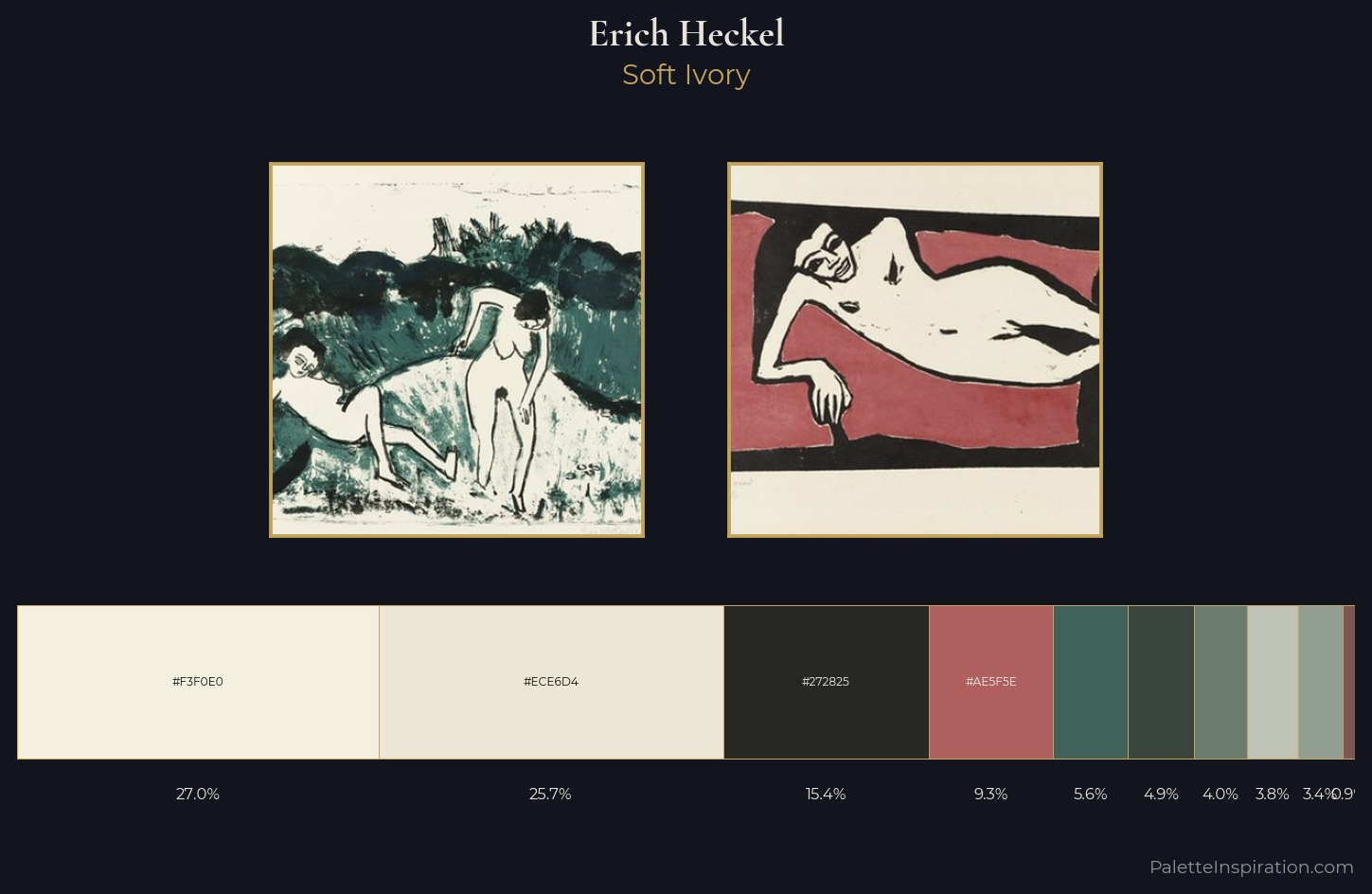 Erich Heckel Palette 2 — Soft Ivory