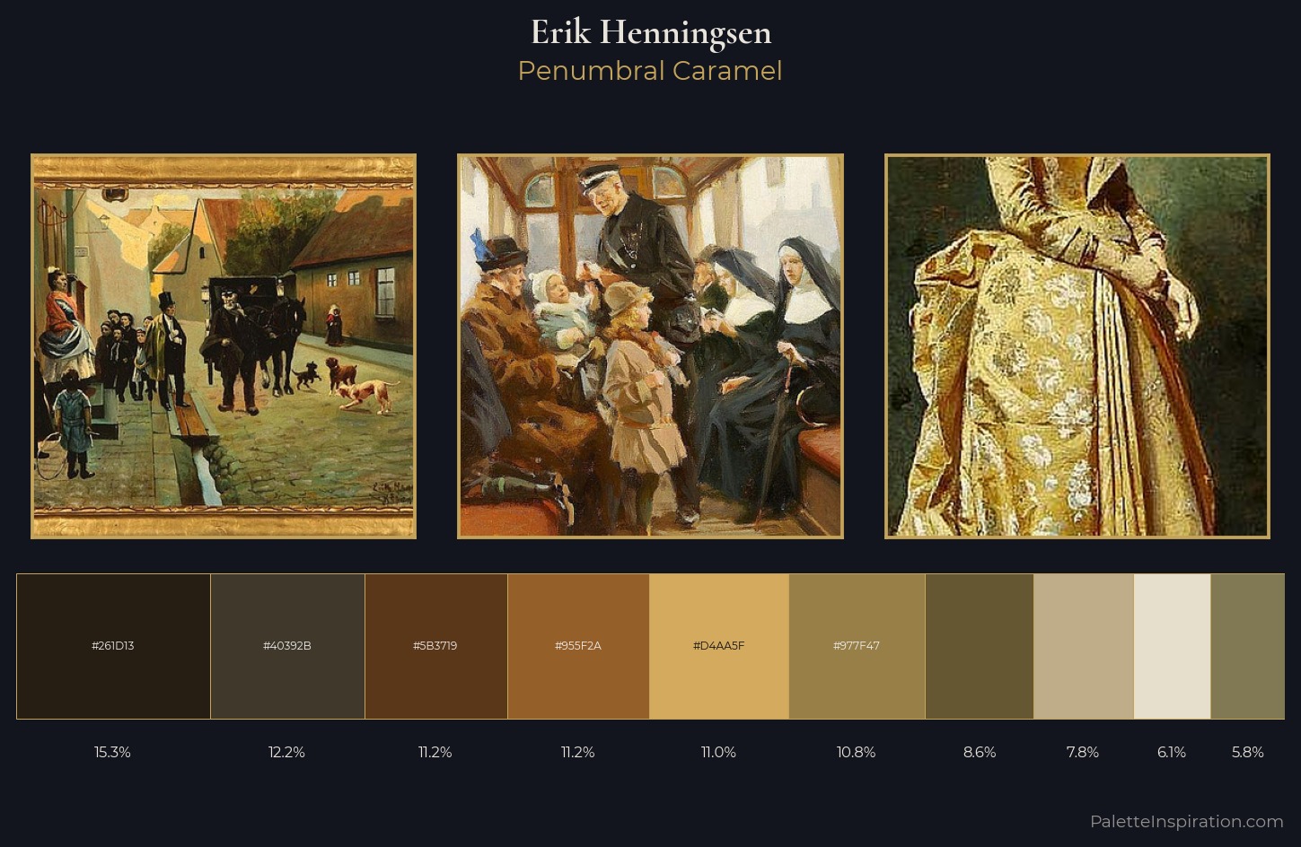 Erik Henningsen Palette 3 — Penumbral Caramel