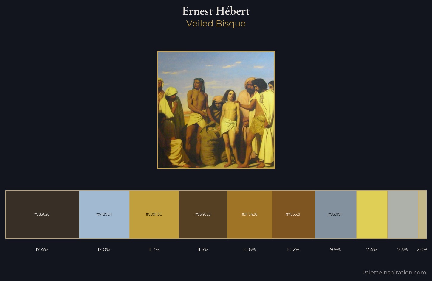 Ernest Hébert Palette 2 — Veiled Bisque