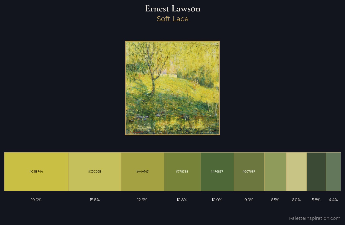 Ernest Lawson Palette 3 — Soft Lace