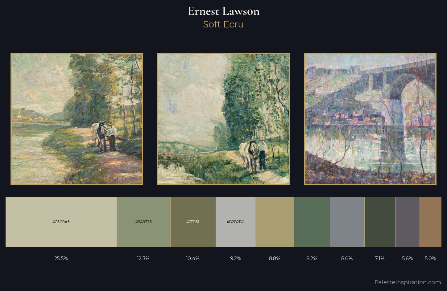 Ernest Lawson Palette 4 — Soft Ecru