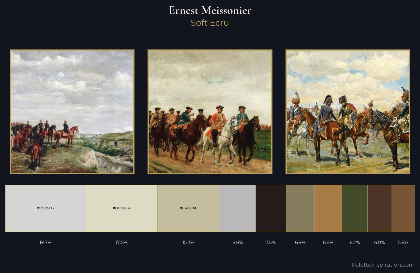 Ernest Meissonier Palette 2 — Soft Ecru