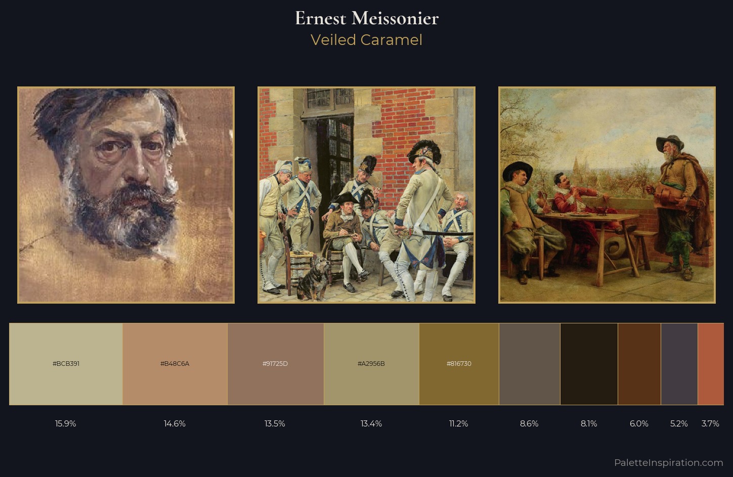Ernest Meissonier Palette 4 — Veiled Caramel