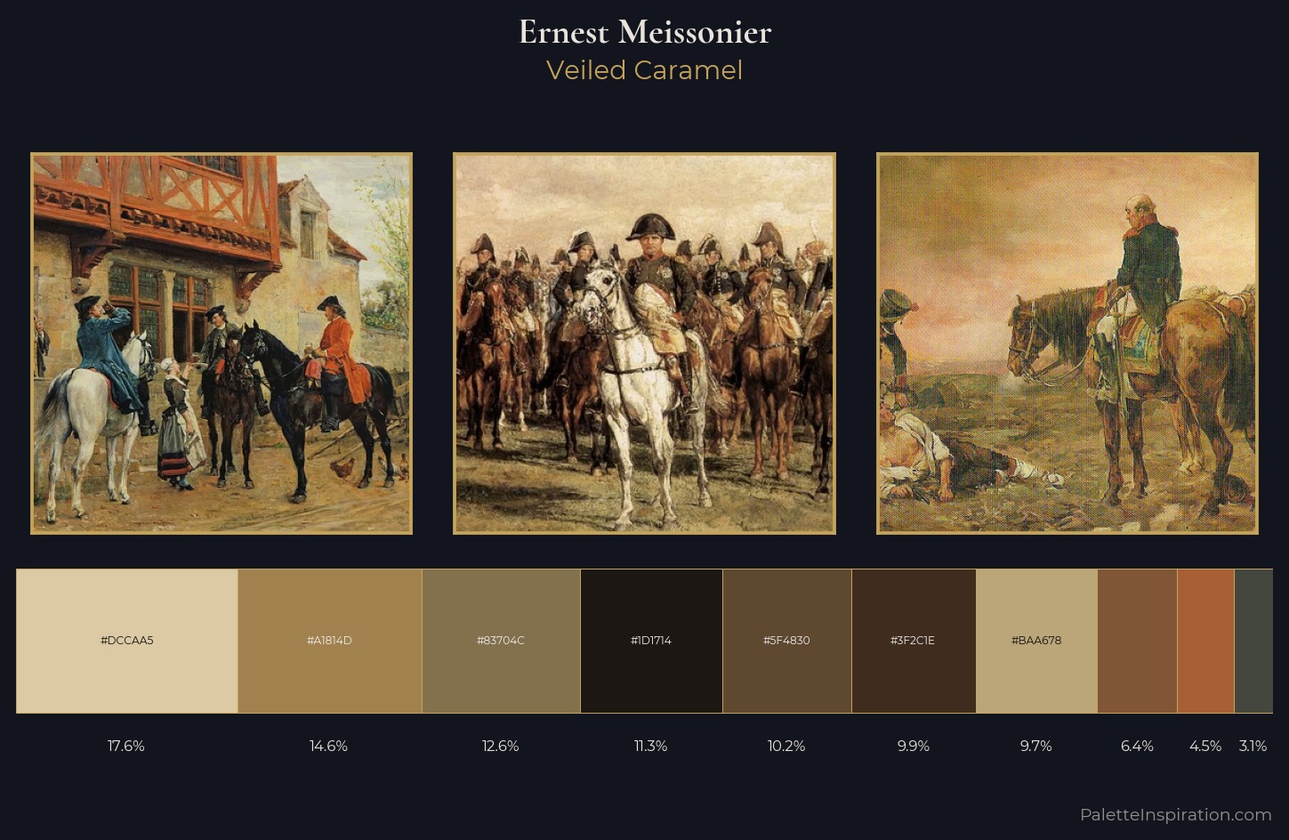 Ernest Meissonier Palette 5 — Veiled Caramel