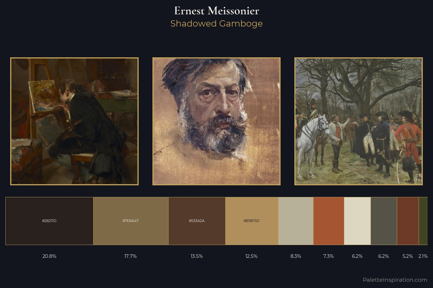 Ernest Meissonier Master Palette