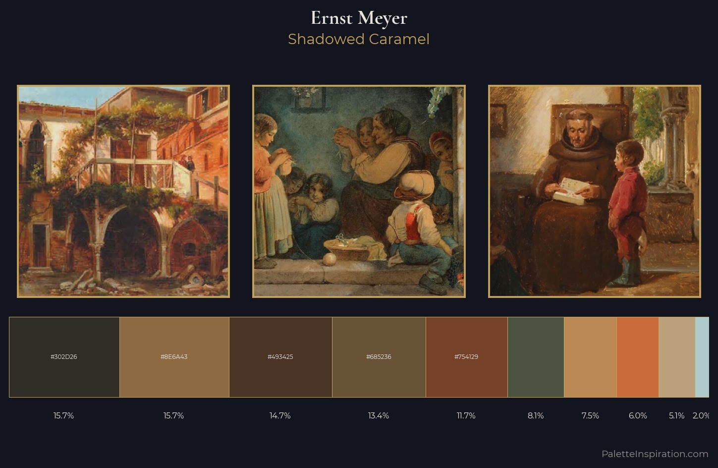 Ernst Meyer Palette 6 — Shadowed Caramel