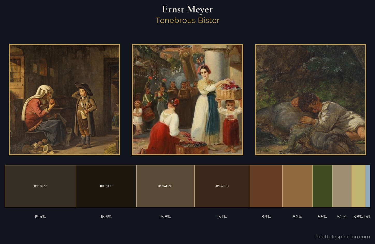 Ernst Meyer Palette 8 — Tenebrous Bister