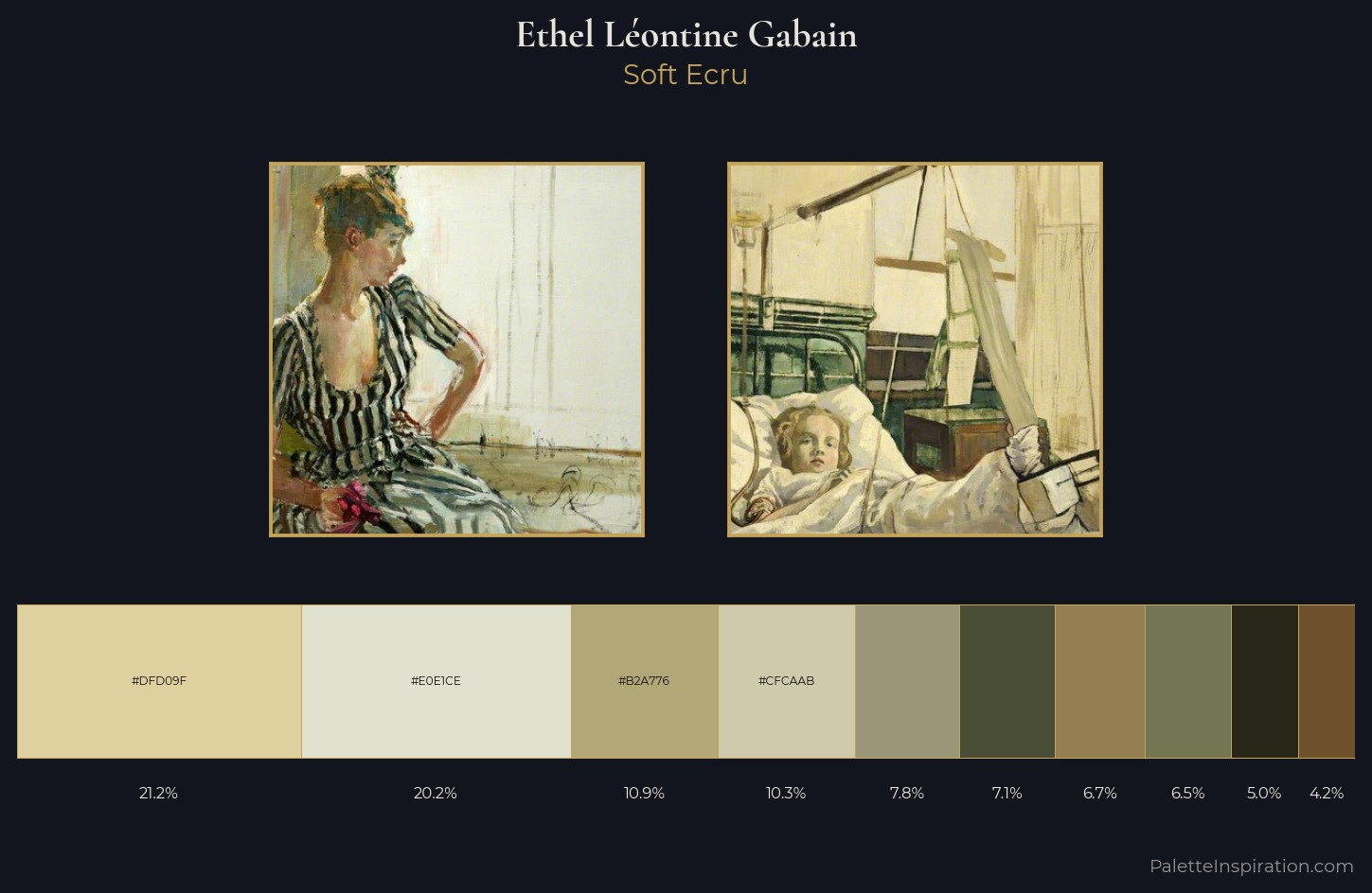 Ethel Léontine Gabain Palette 1 — Soft Ecru