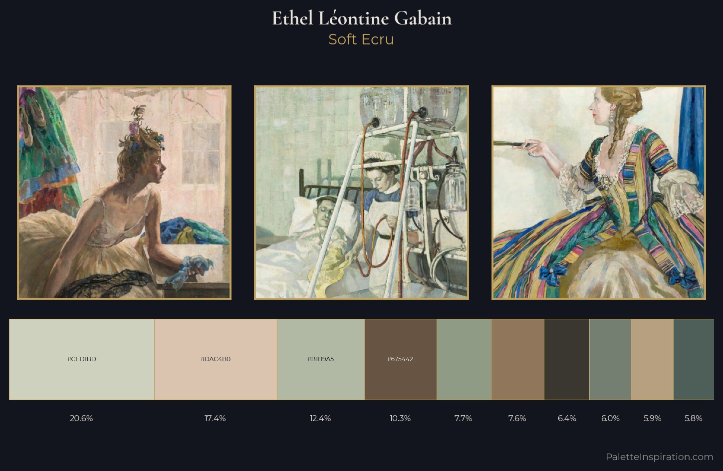 Ethel Léontine Gabain Palette 2 — Soft Ecru