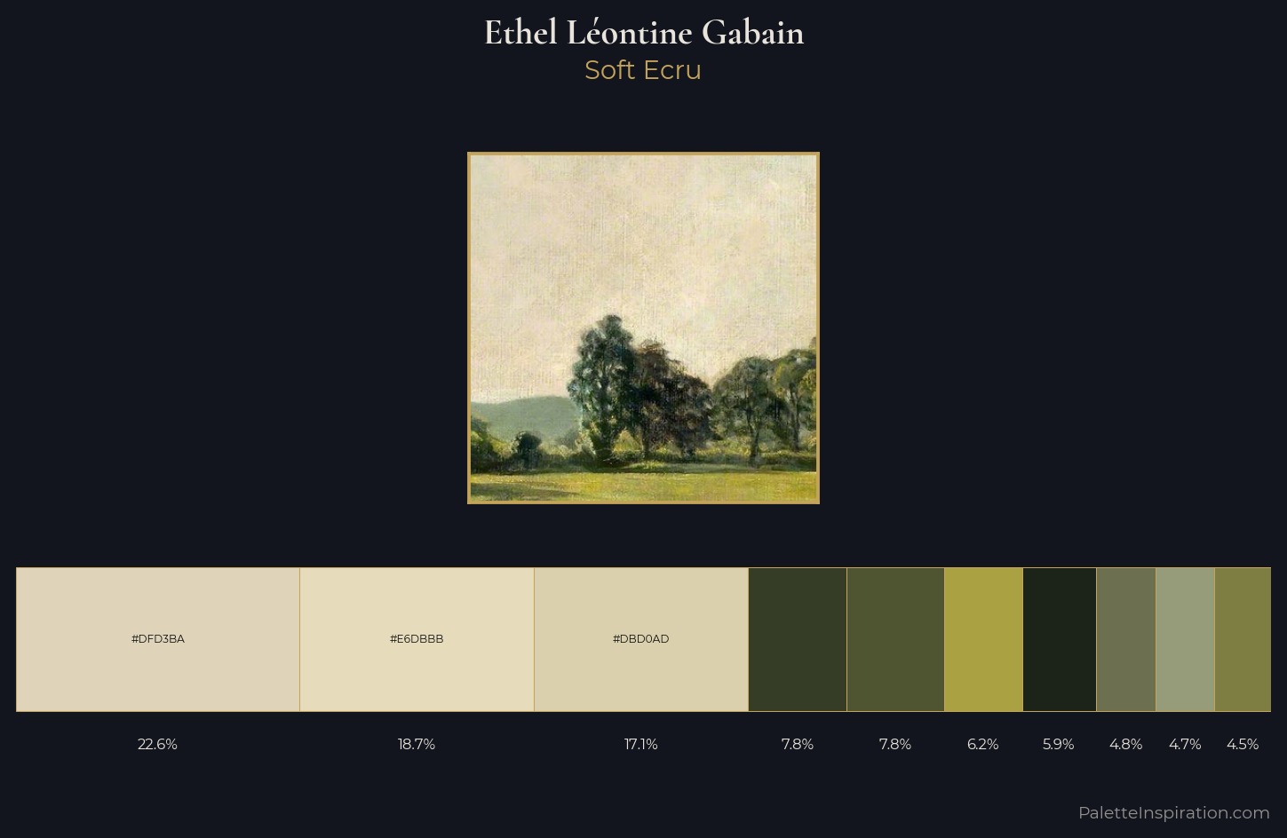 Ethel Léontine Gabain Palette 3 — Soft Ecru