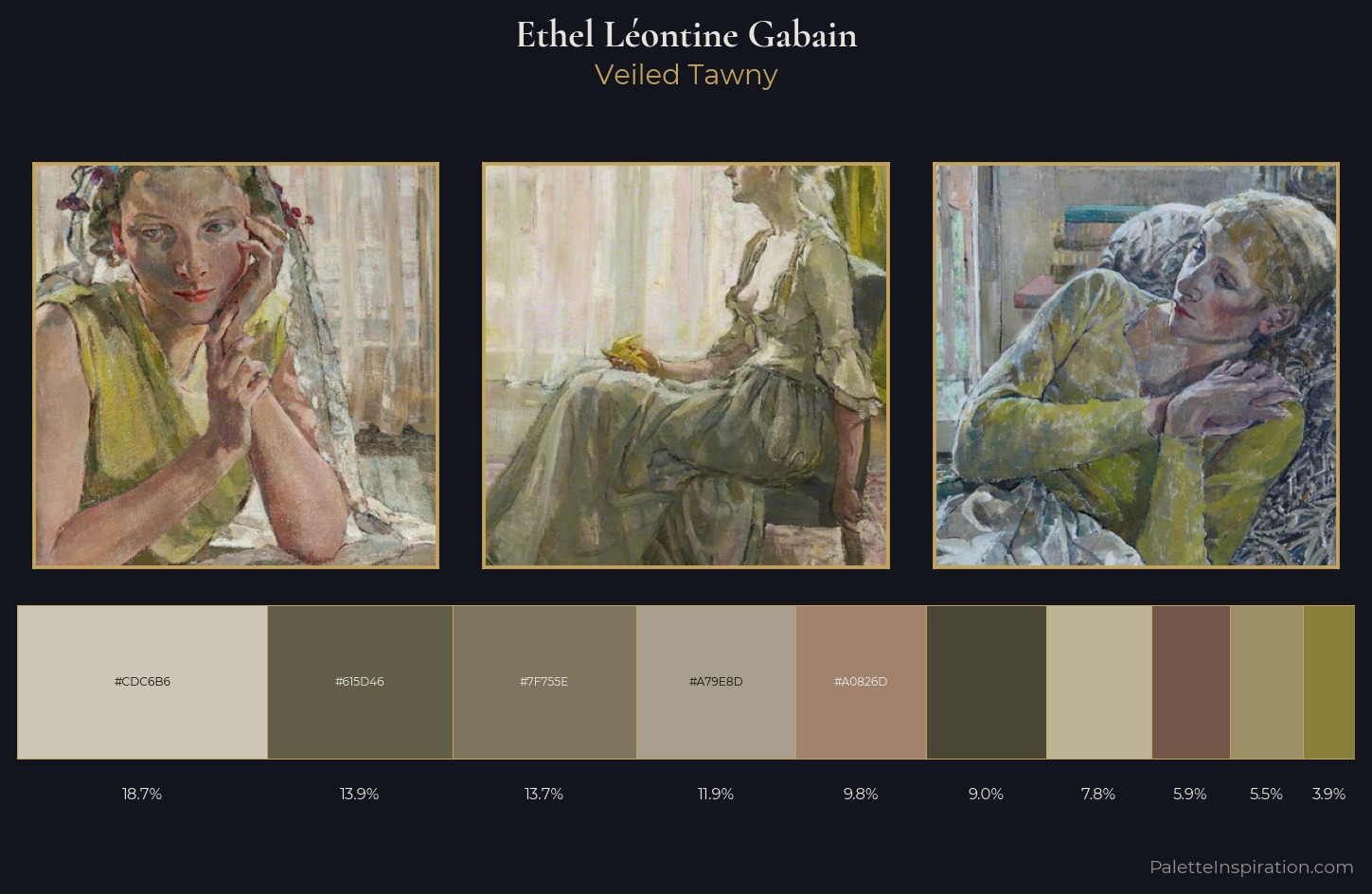 Ethel Léontine Gabain Palette 5 — Veiled Tawny