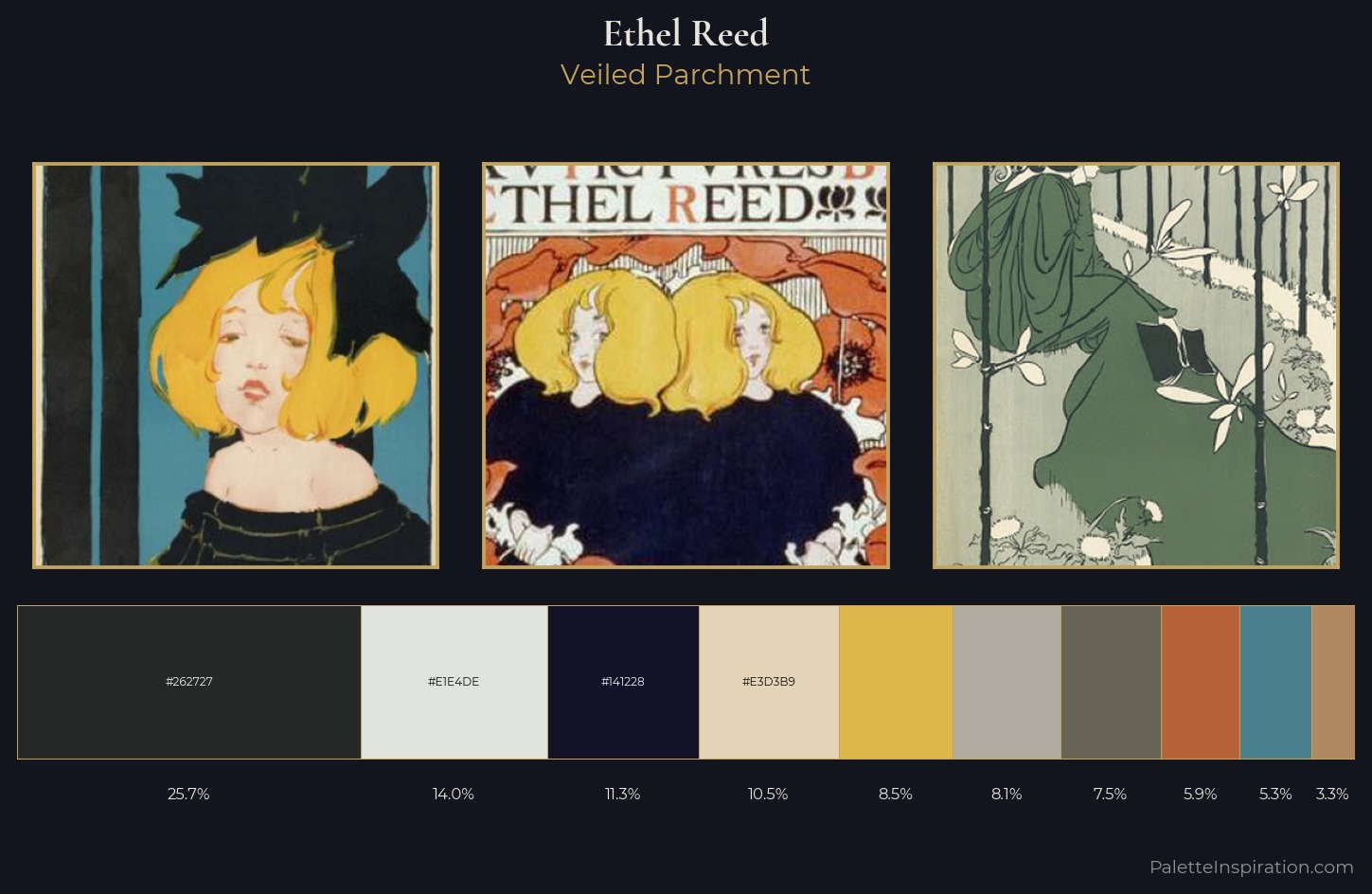 Ethel Reed Palette 3 — Veiled Parchment