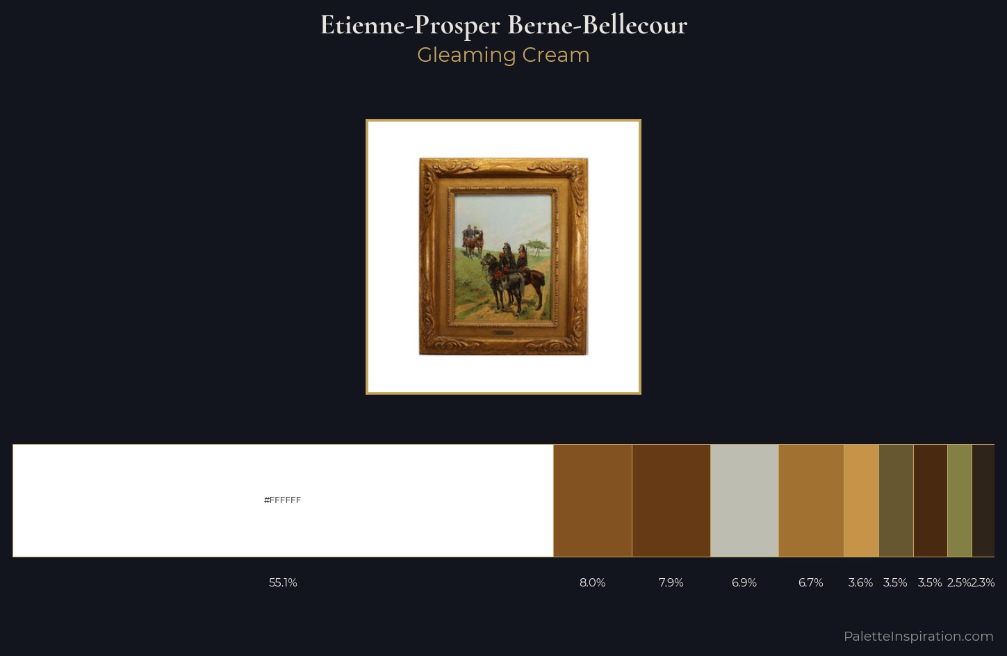 Etienne-Prosper Berne-Bellecour Palette 2 — Gleaming Cream