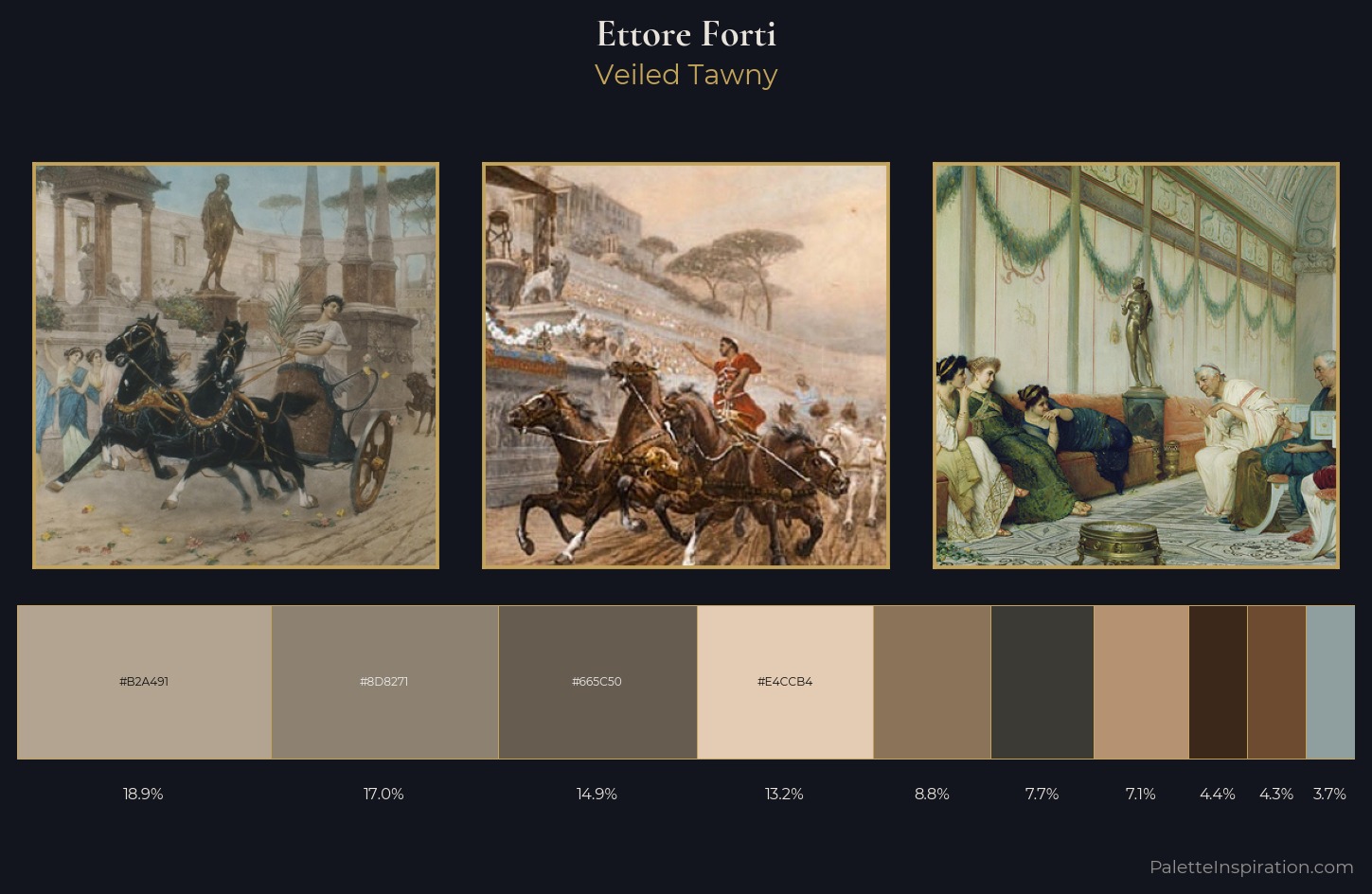 Ettore Forti Palette 2 — Veiled Tawny