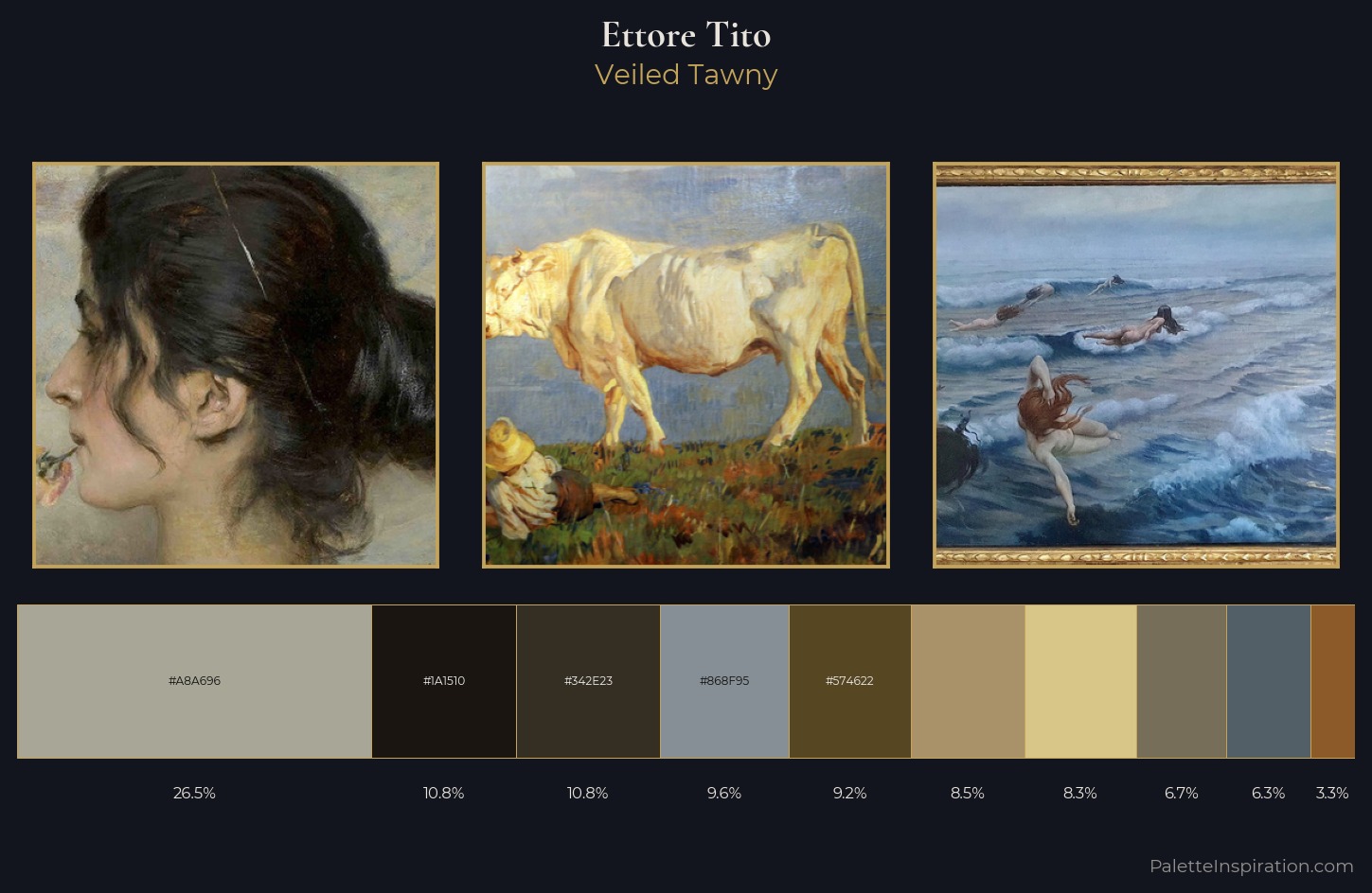 Ettore Tito Palette 4 — Veiled Tawny