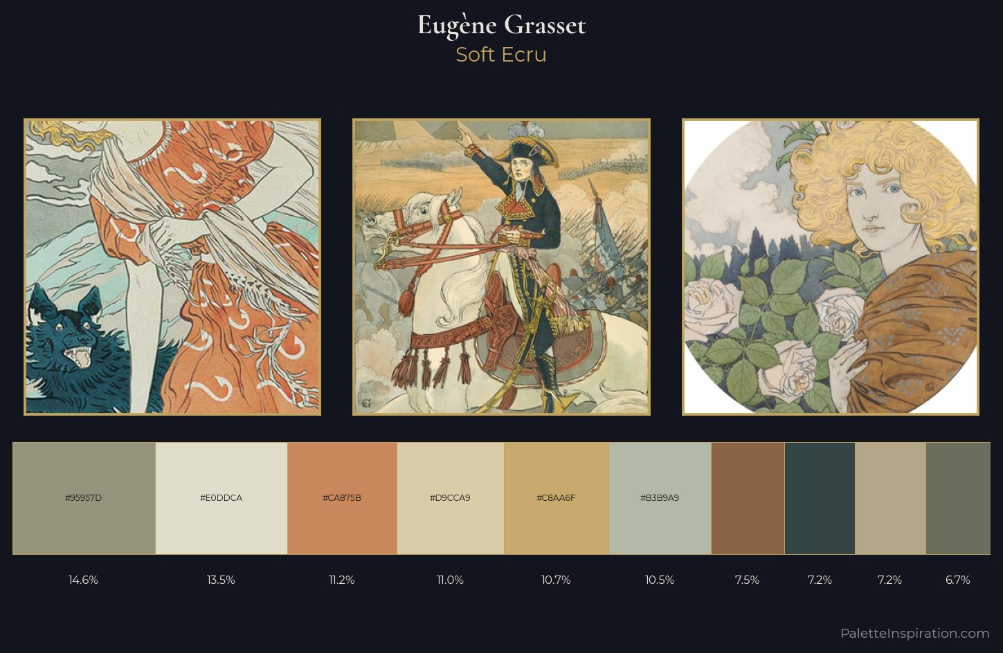 Eugène Grasset Palette 1 — Soft Ecru