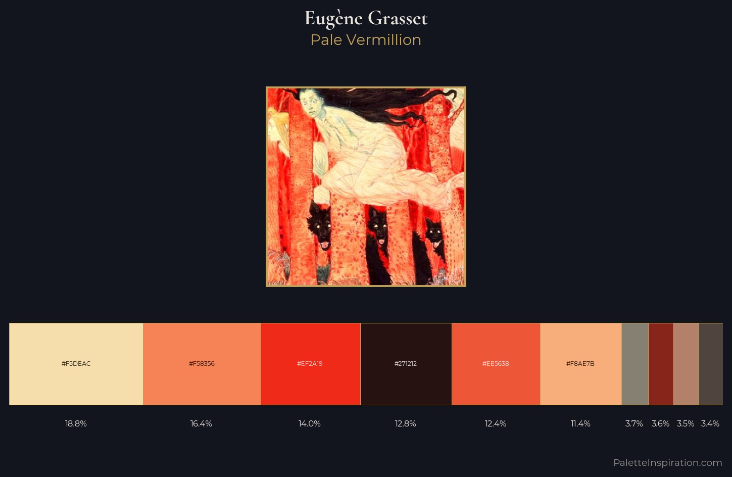 Eugène Grasset Palette 4 — Pale Vermillion