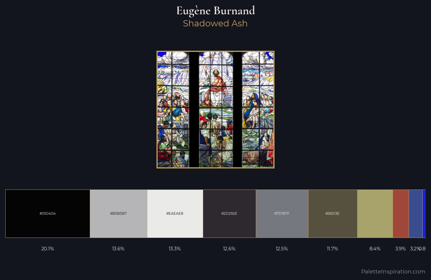 Eugène Burnand Palette 5 — Shadowed Ash