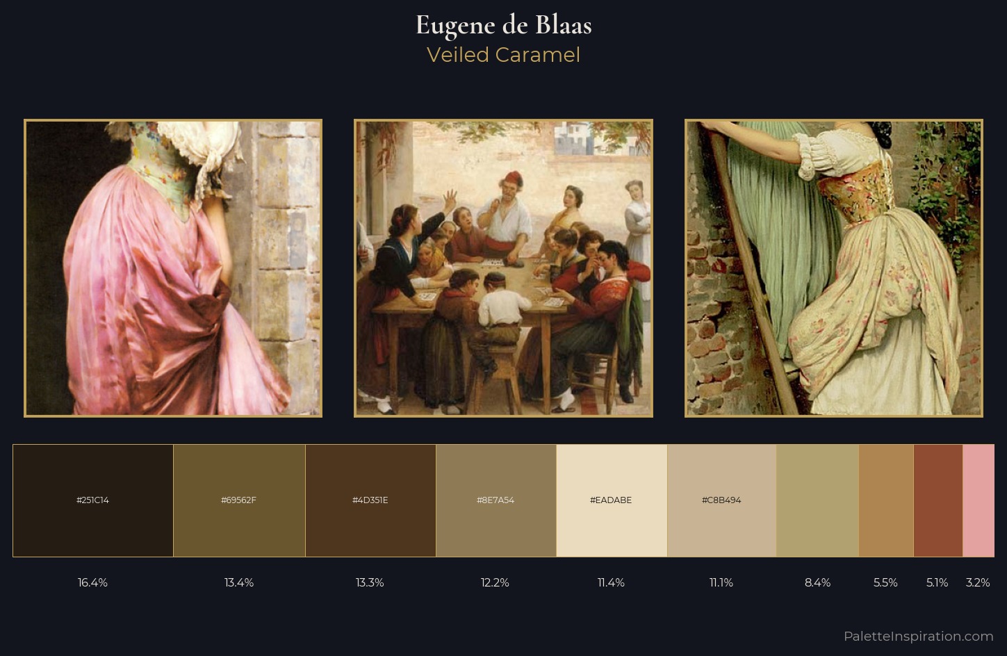 Eugene de Blaas Palette 5 — Veiled Caramel